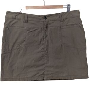 REI Co-op Skort Skirt Drawstring Active Tennis Stretch Quick Dry Cargo Size 14